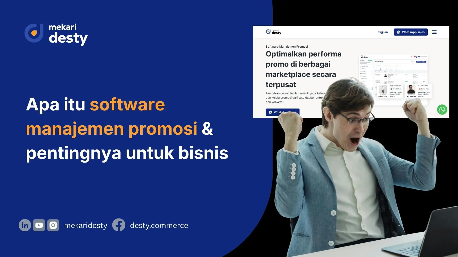 Mekari Desty - Apa itu Software Manajemen Promosi