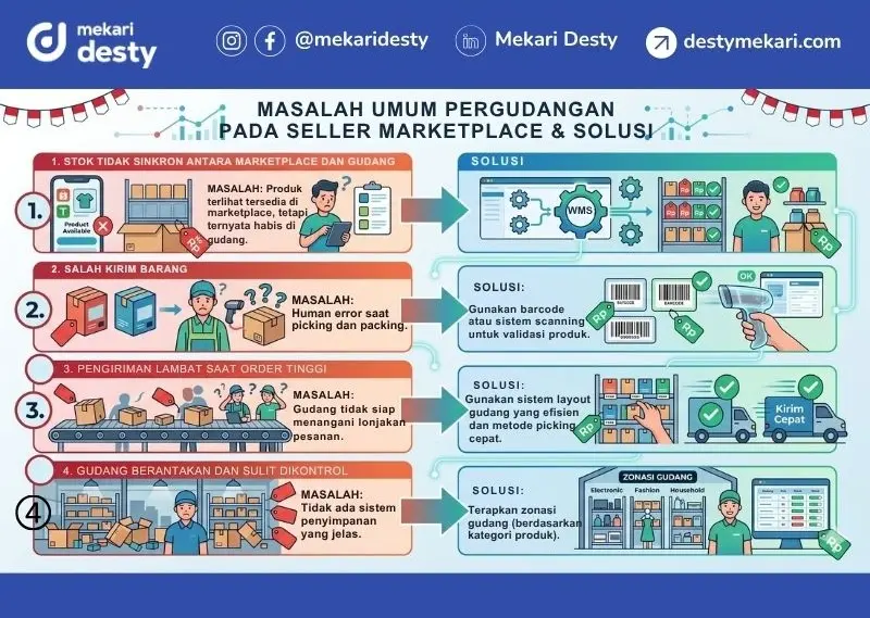 Masalah Umum Pergudangan dan Solusi