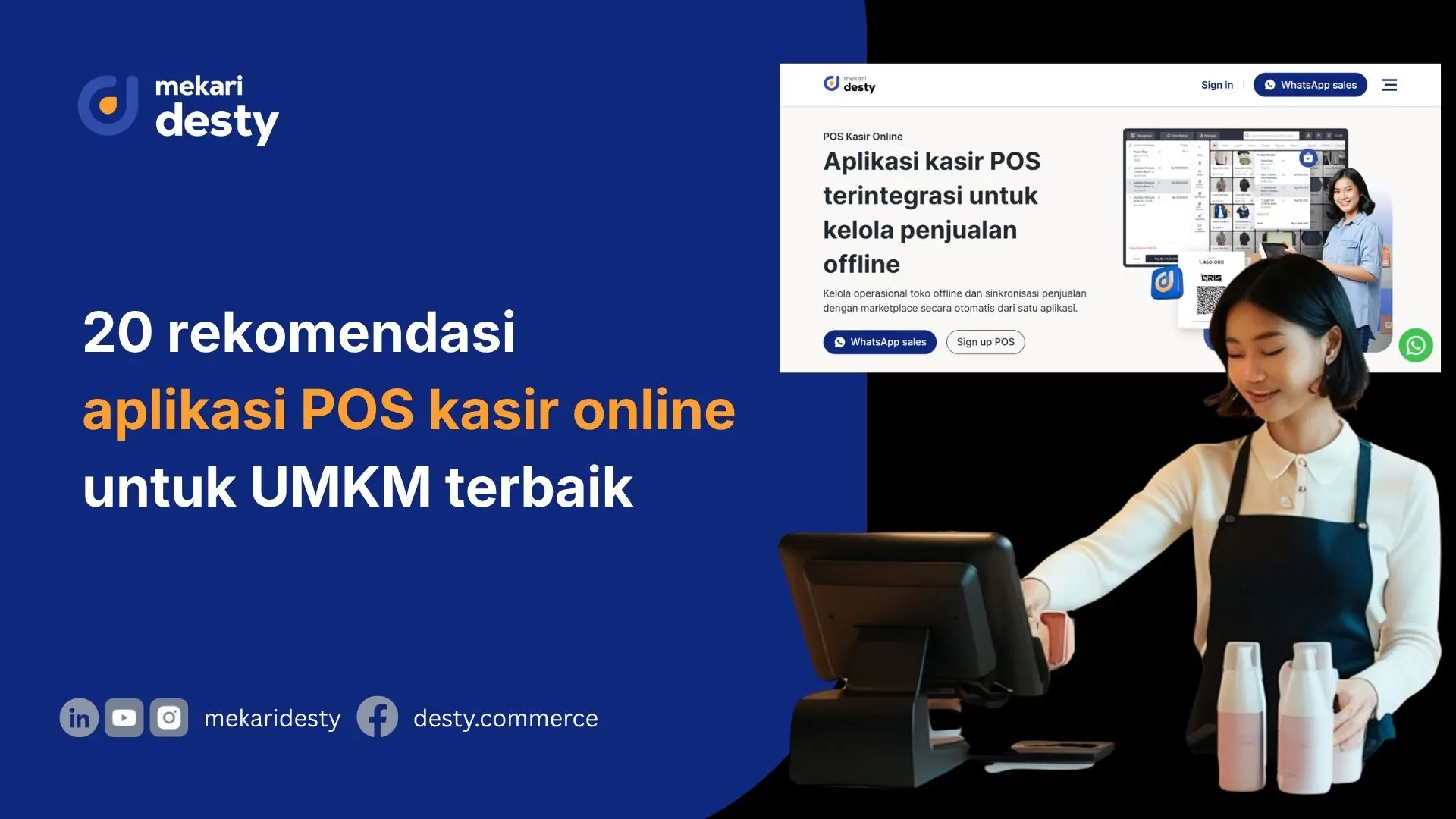 Mekari Desty - Rekomendasi Aplikasi POS UMKM atau Aplikasi Kasir Online Terbaik
