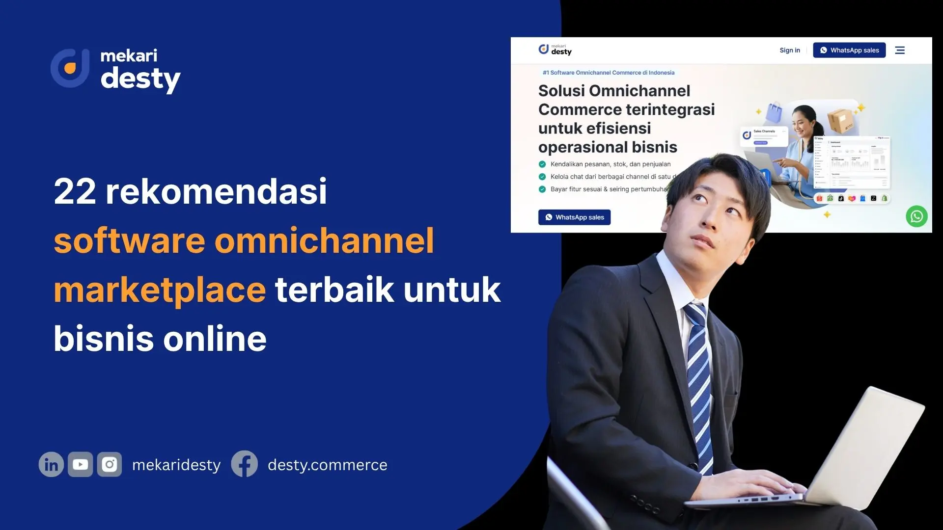 Mekari Desty - Rekomendasi Software Omnichannel Marketplace