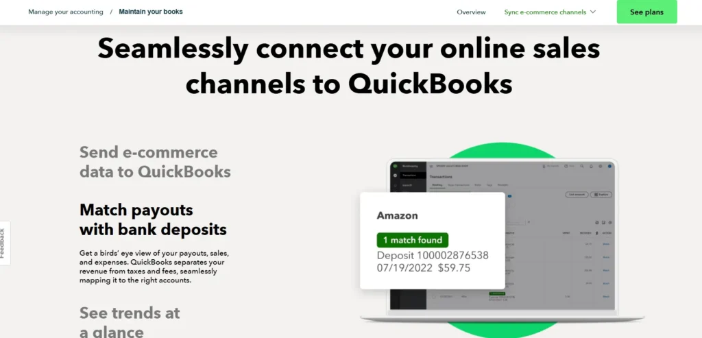 tampilan software quickbooks