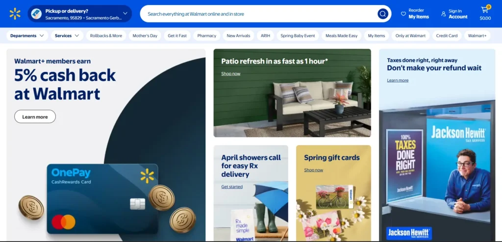 tampilan marketplace walmart