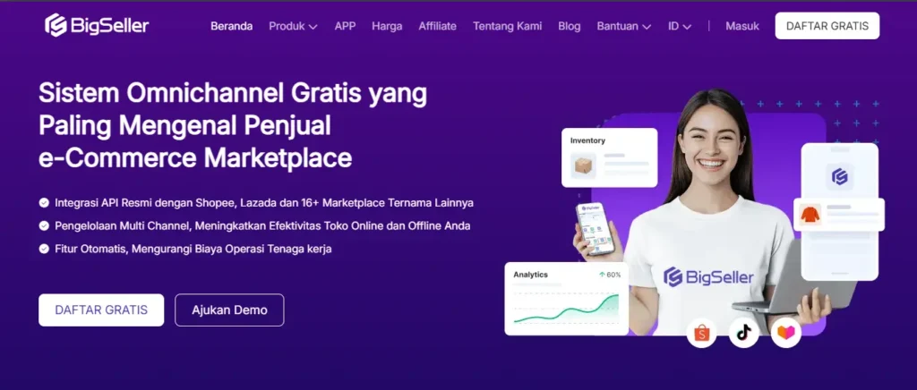 Tampilan BigSeller