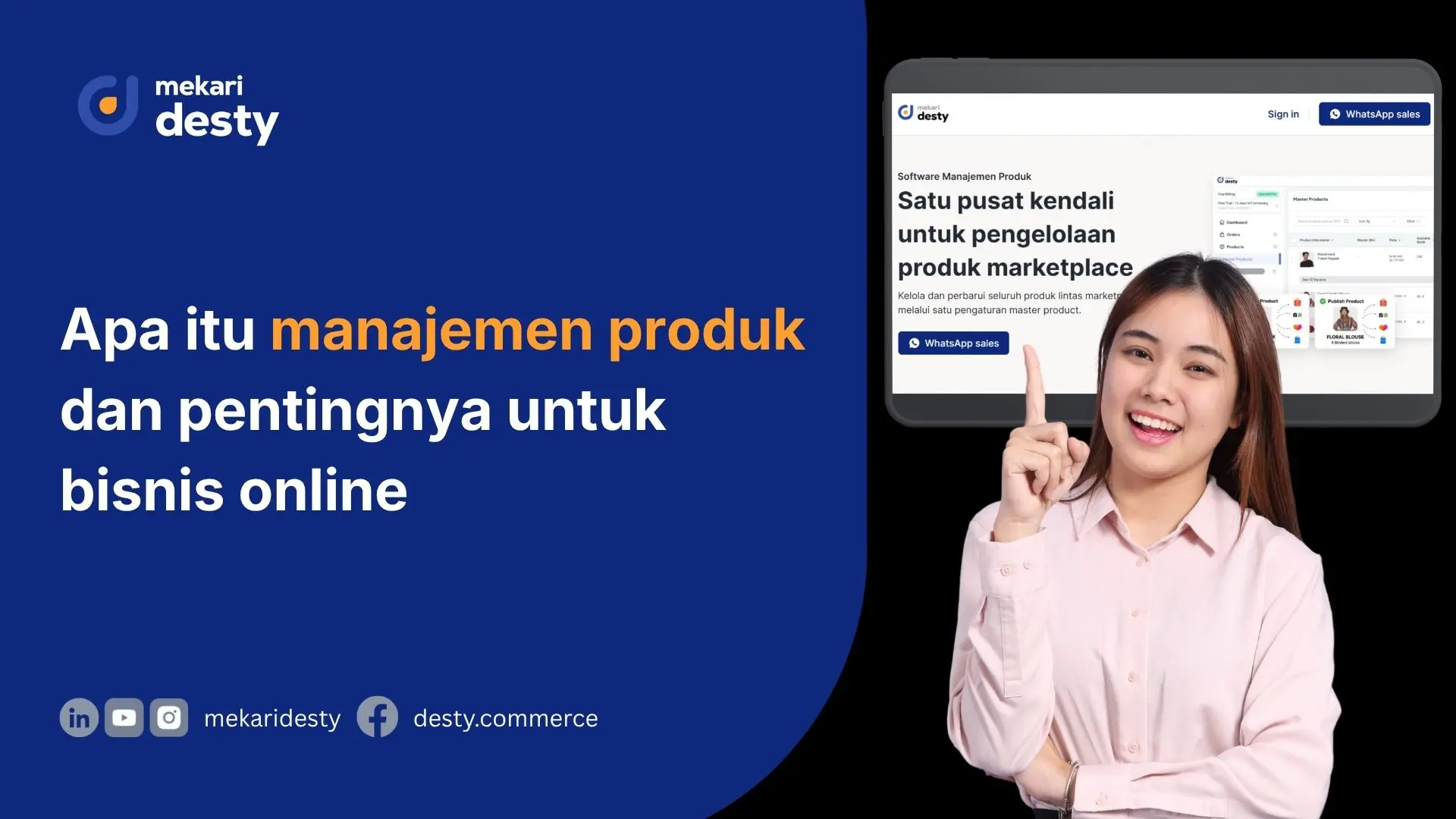 Mekari Desty - Apa itu Manajemen Produk