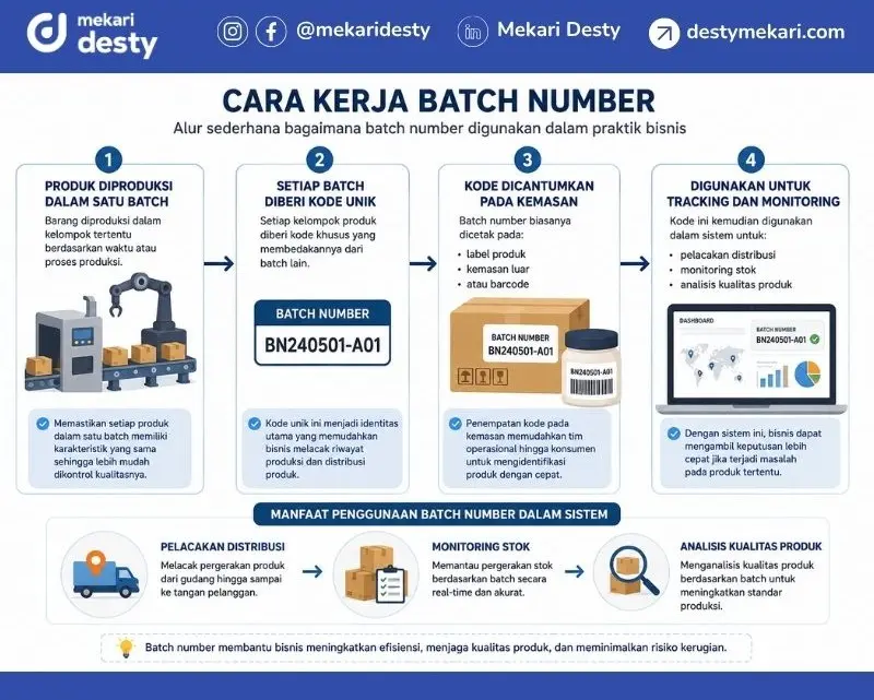 Cara Kerja Batch Number
