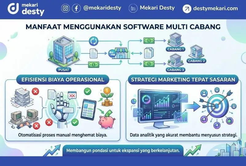 Manfaat Menggunakan Software Multi Cabang untuk Bisnis Banyak Cabang