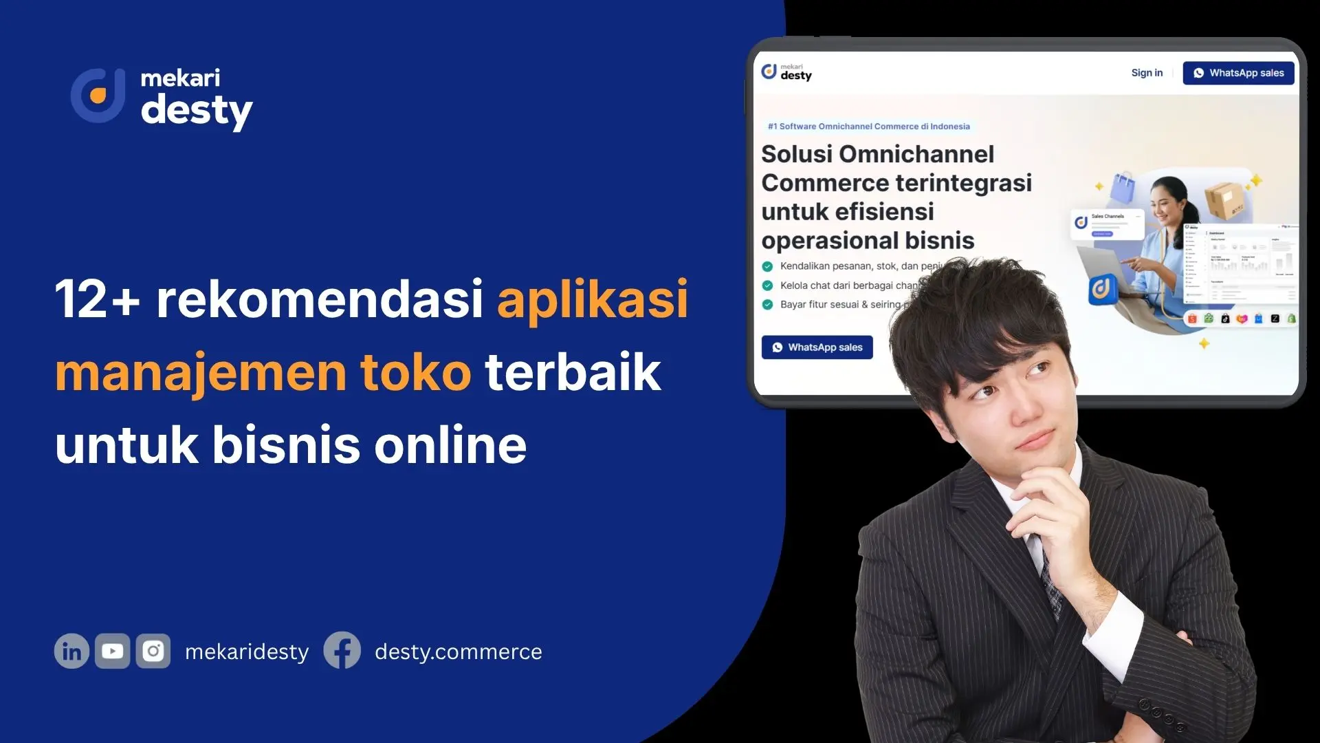 Mekari Desty - Rekomendasi Aplikasi Manajemen Toko Terbaik