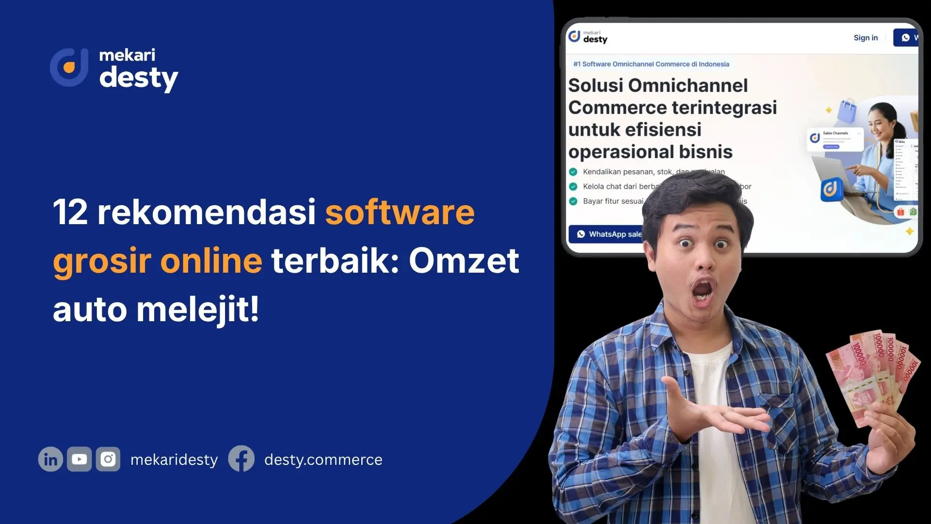 Mekari Desty - Rekomendasi Software Bisnis Grosir Online Terbaik