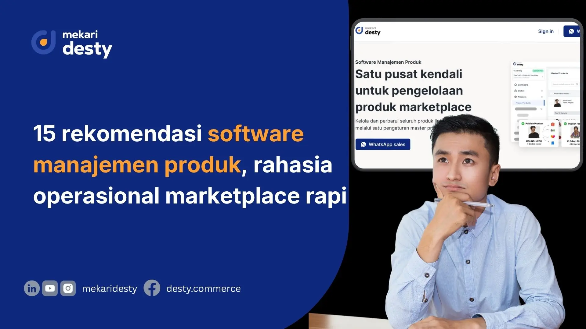 Mekari Desty - Rekomendasi Software Manajemen Produk