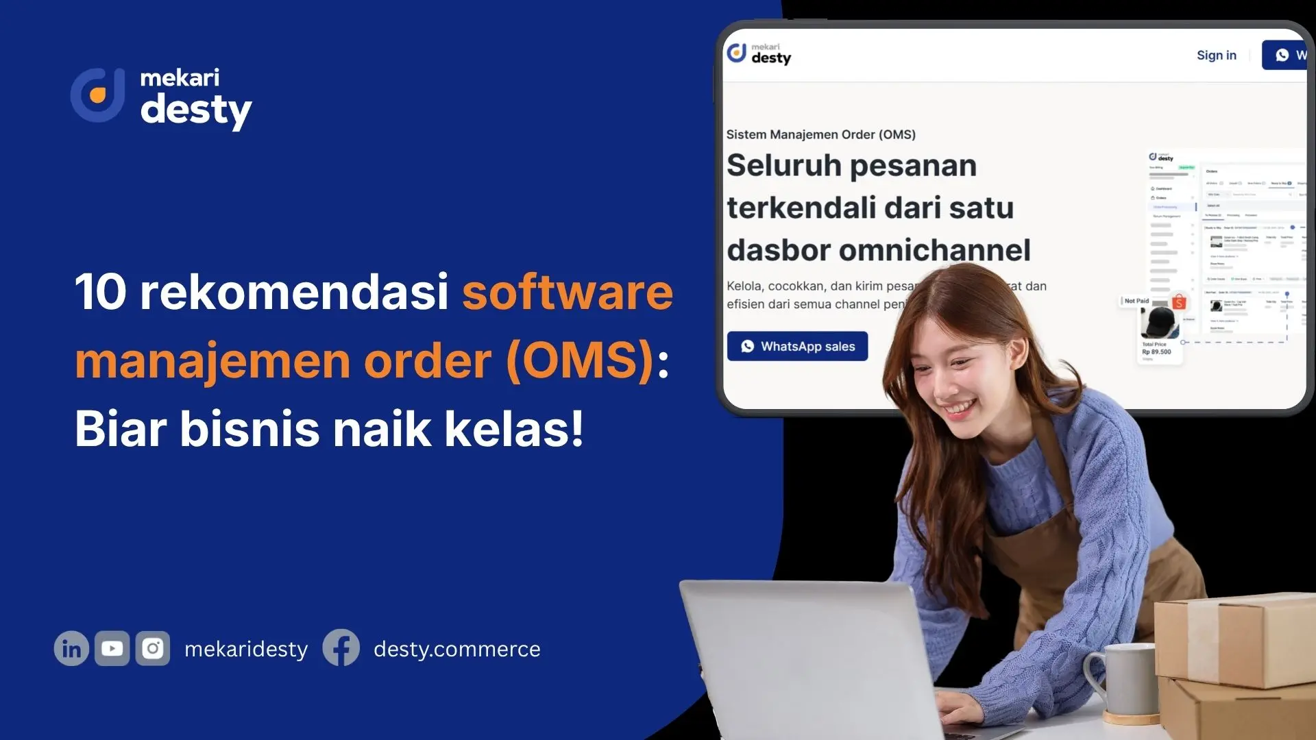 Mekari Desty - Software Manajemen Order (OMS)