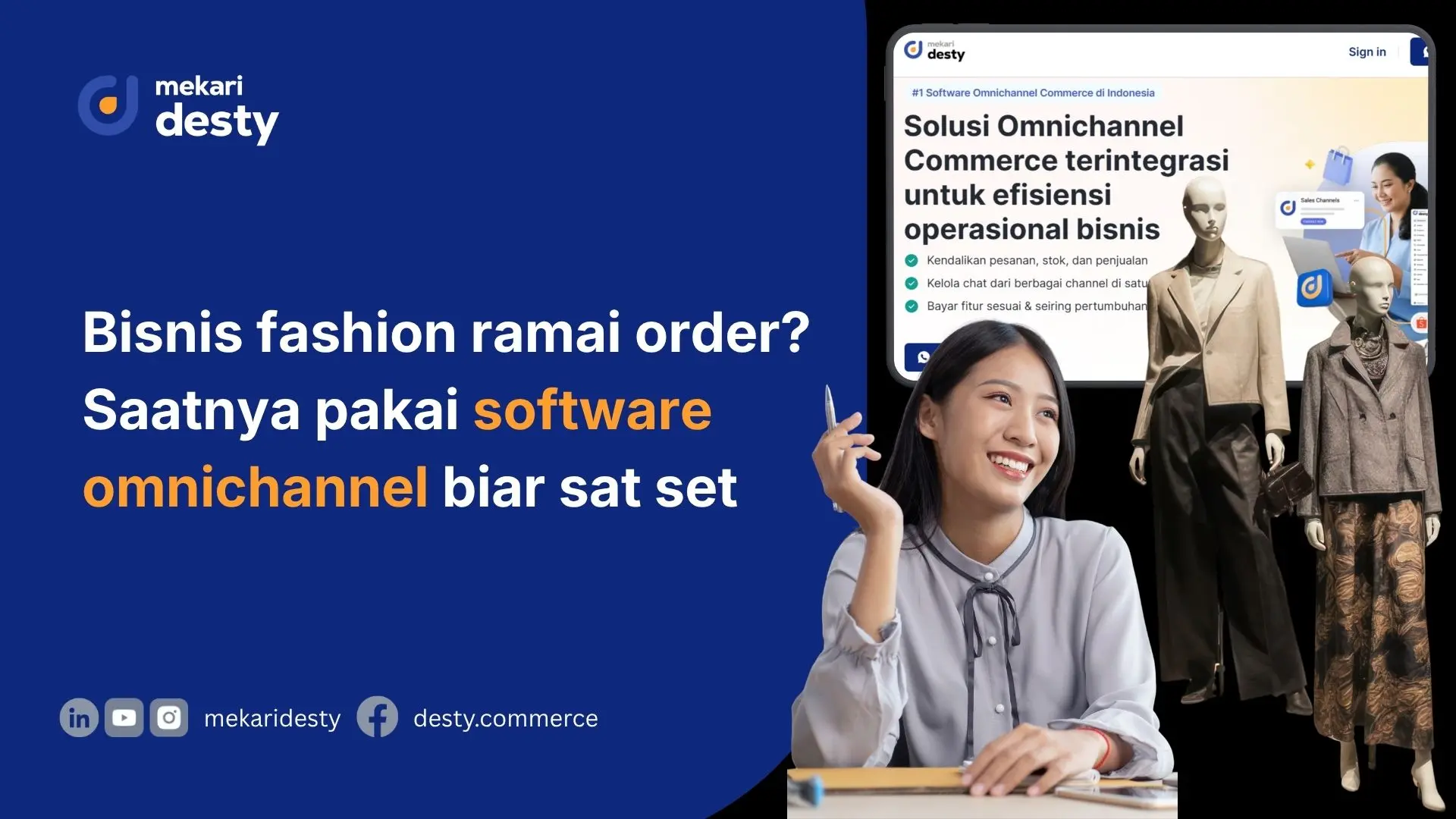 Mekari Desty - Software Omnichannel Bisnis Fashion