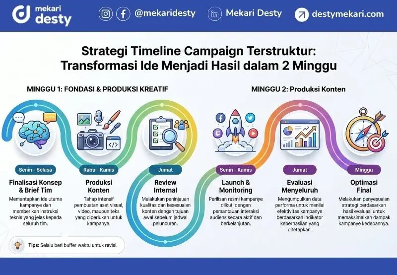 Strategi Timeline Campaign Terstruktur