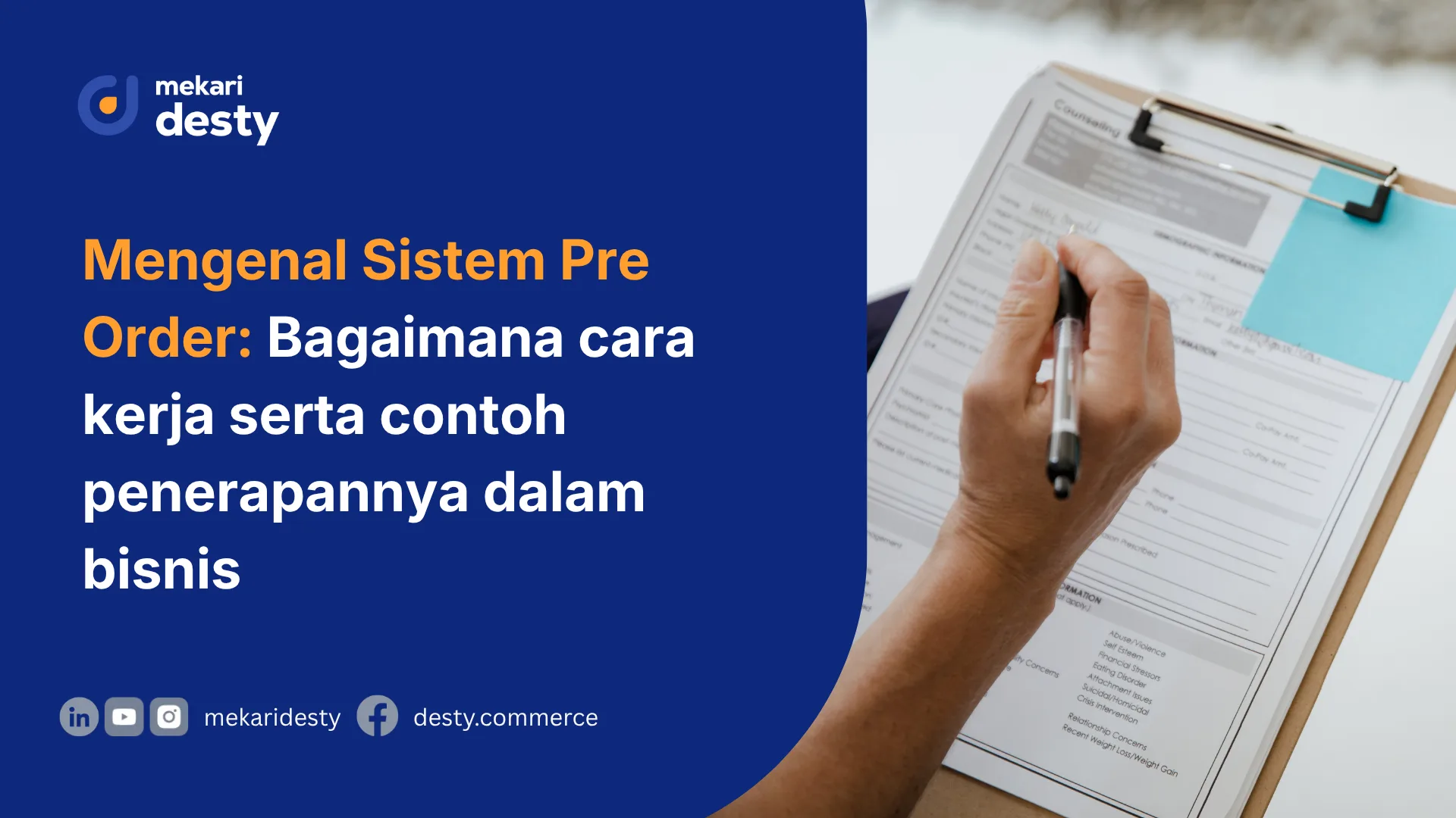sistem pre order