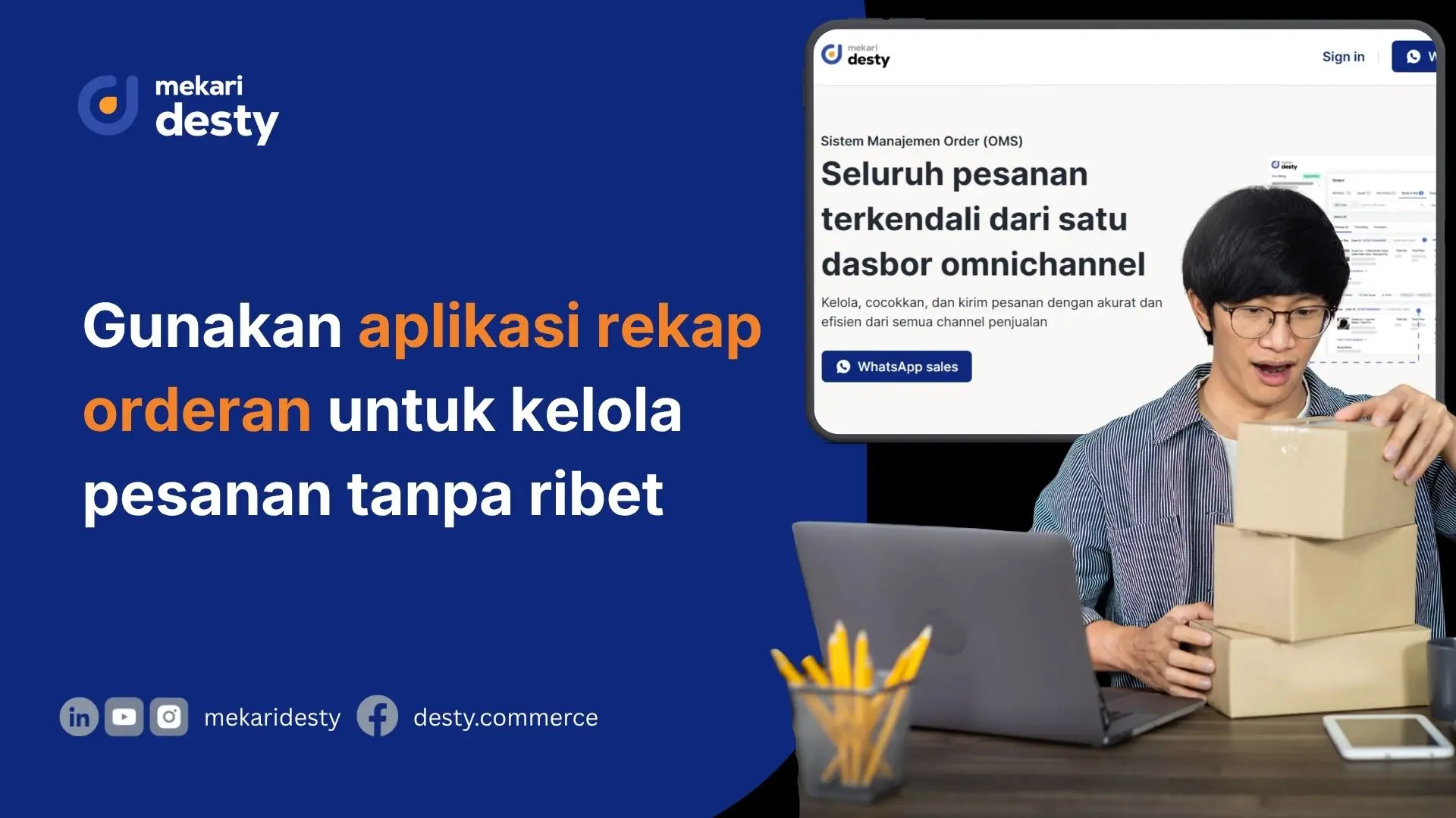 Mekari Desty - Aplikasi Rekap Order