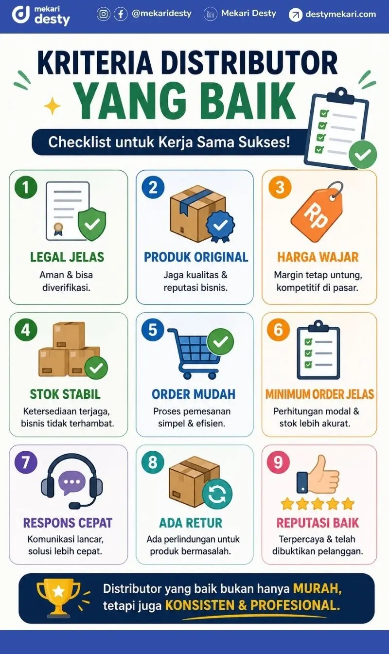 Kriteria DItributor yang Baik