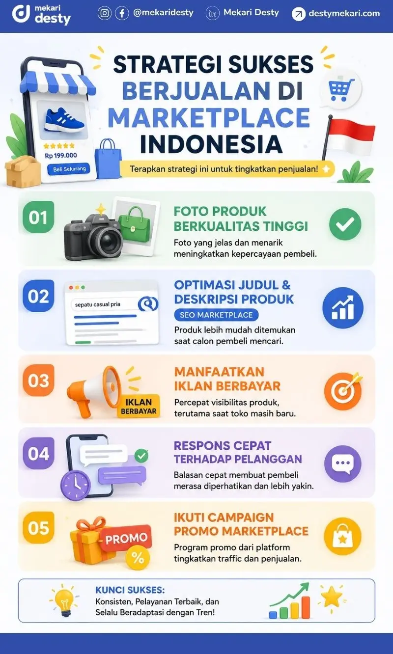 Strategi Berjualan di Marketplace Indonesia