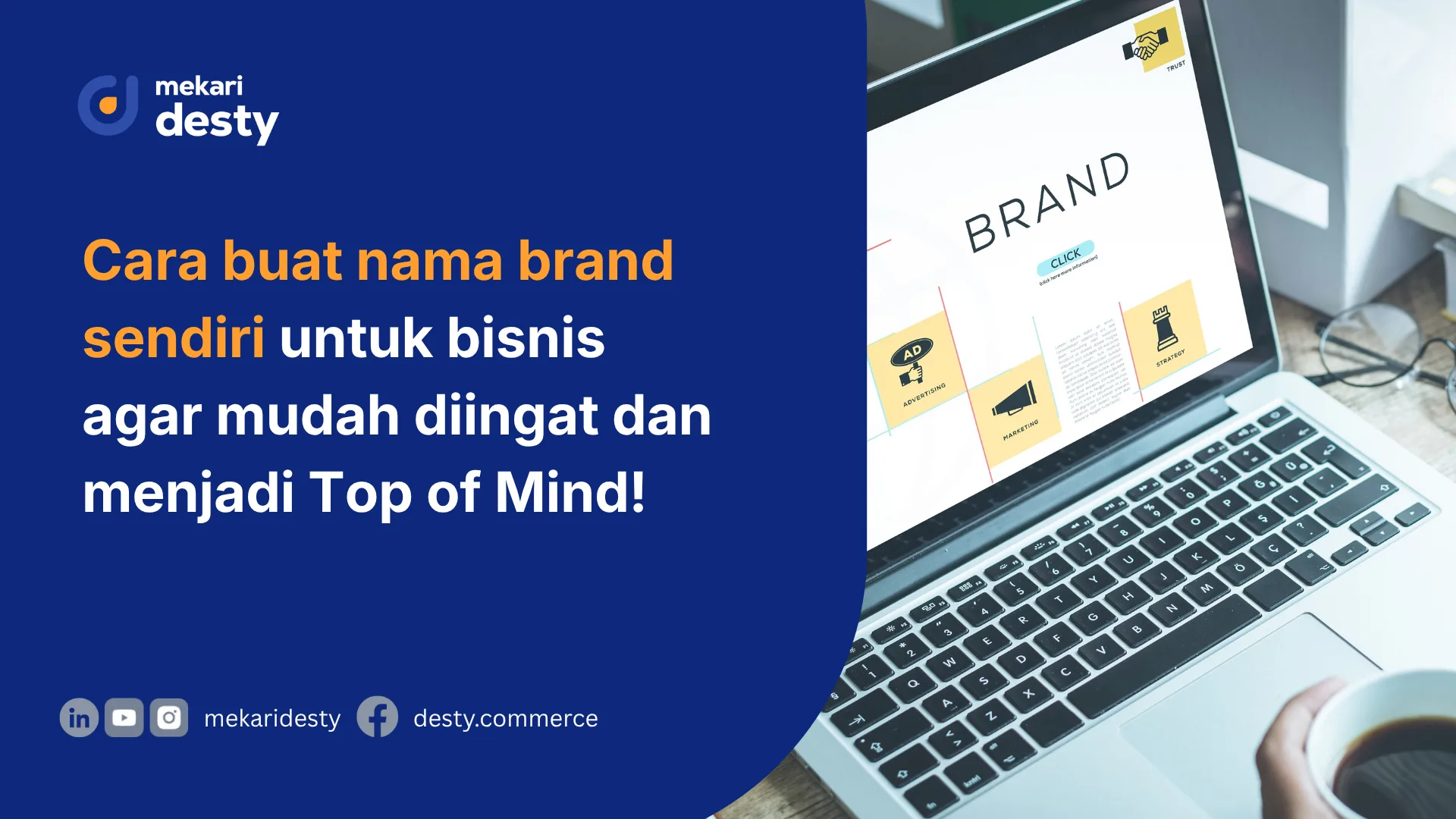 cara buat nama brand sendiri