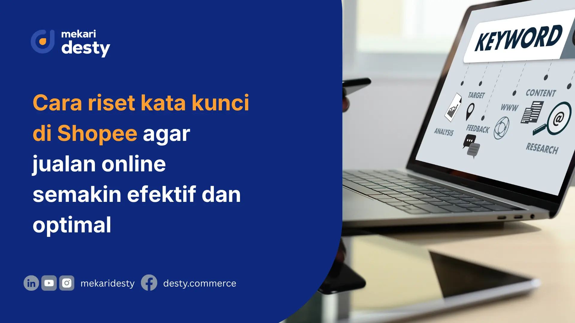 cara riset kata kunci di shopee