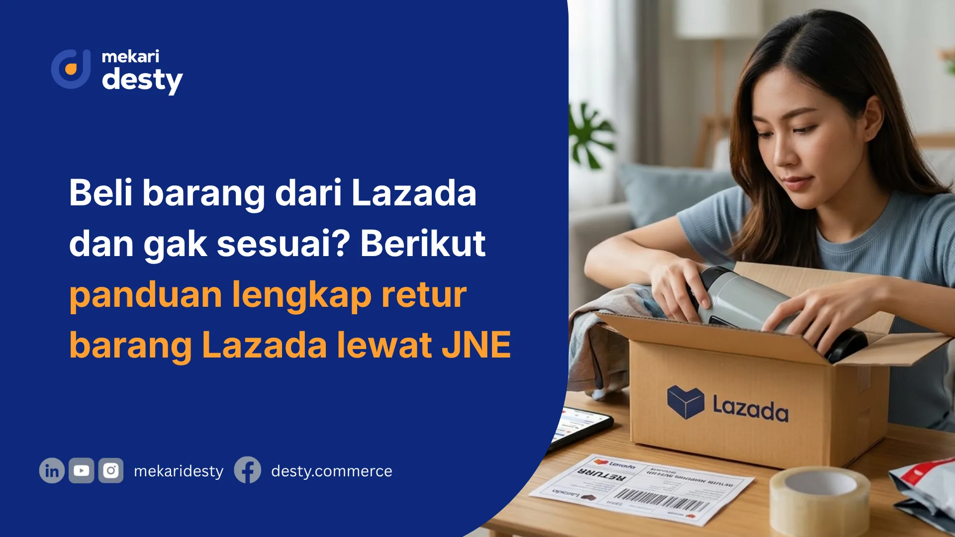 cara pengembalian barang di lazada