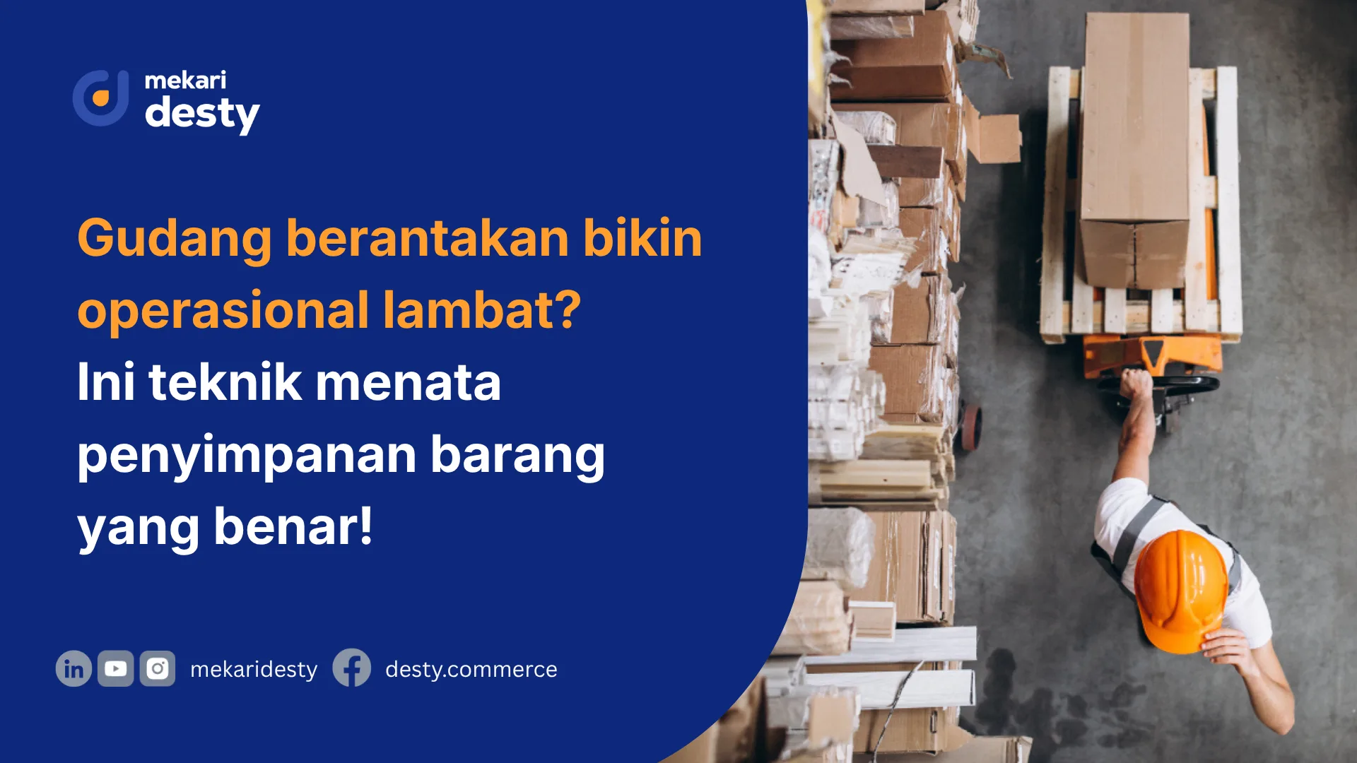penyimpanan barang di gudang