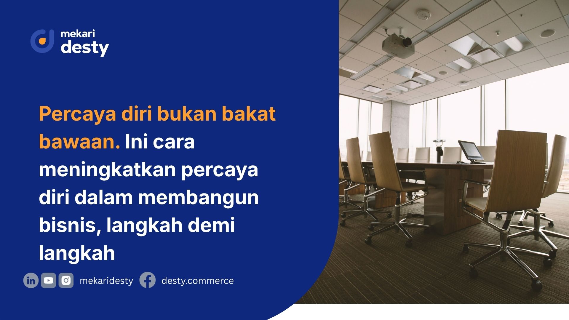 cara meningkatkan percaya diri bisnis