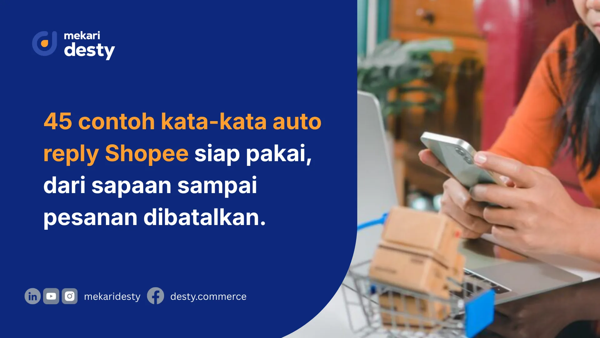 kata-kata auto reply Shopee