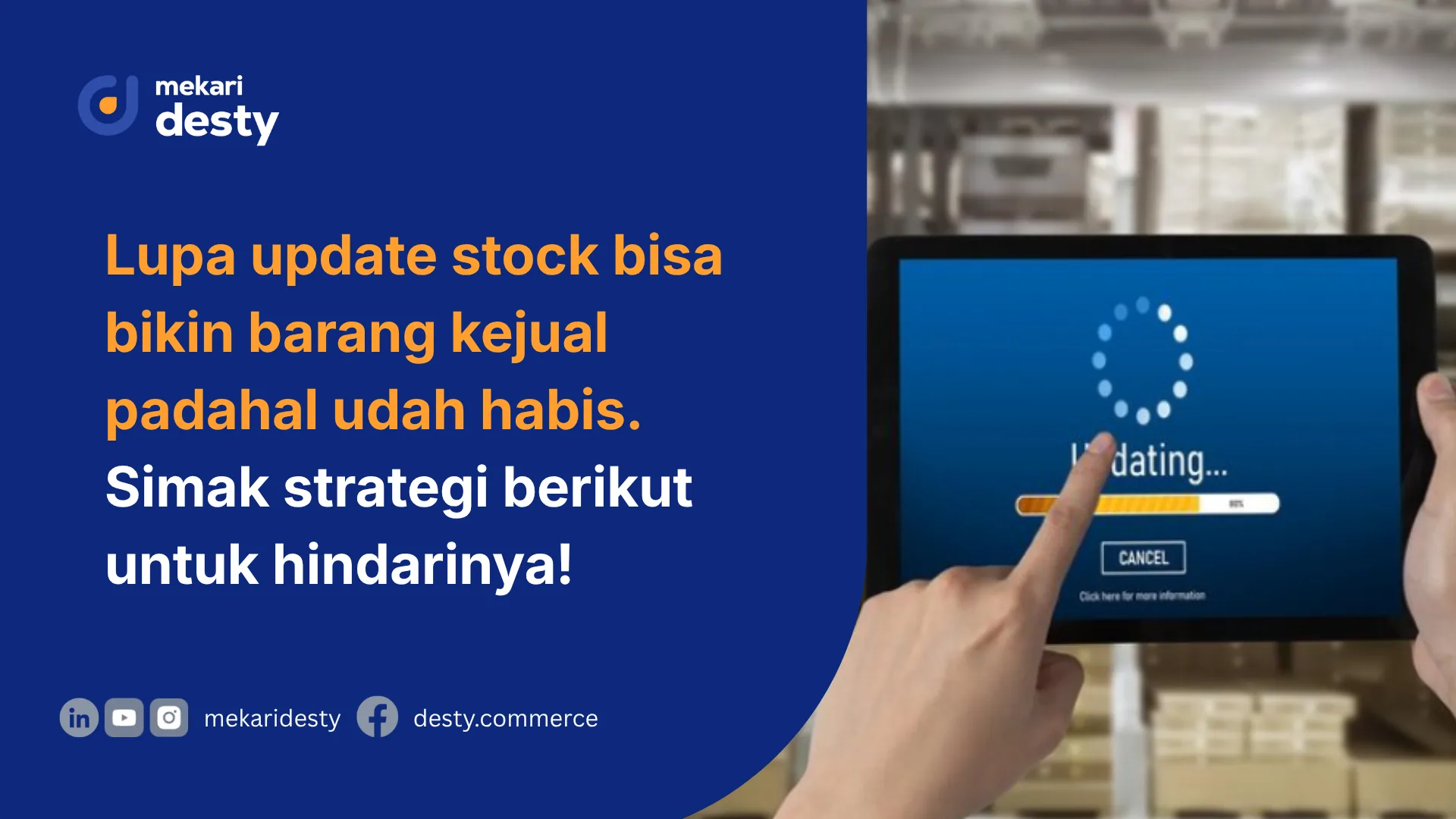 update stock artinya
