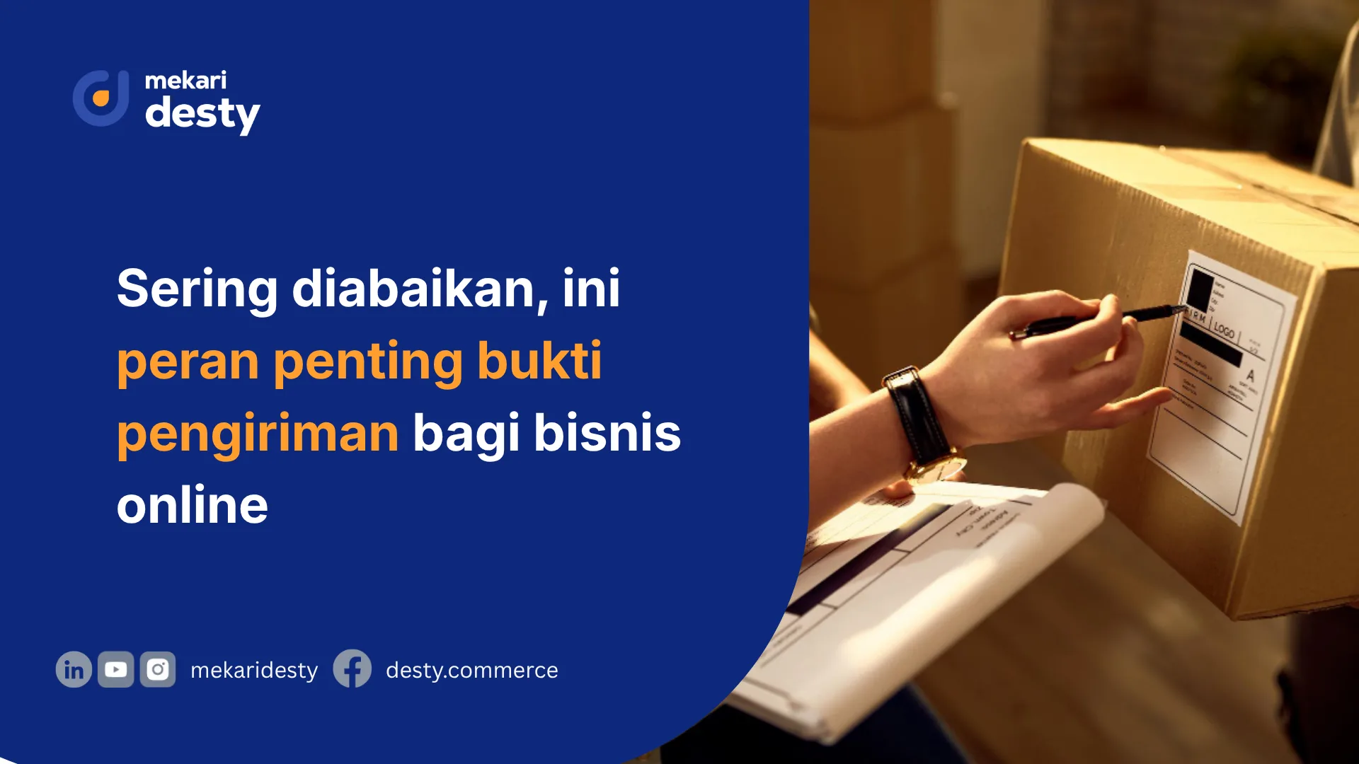 bukti pengiriman