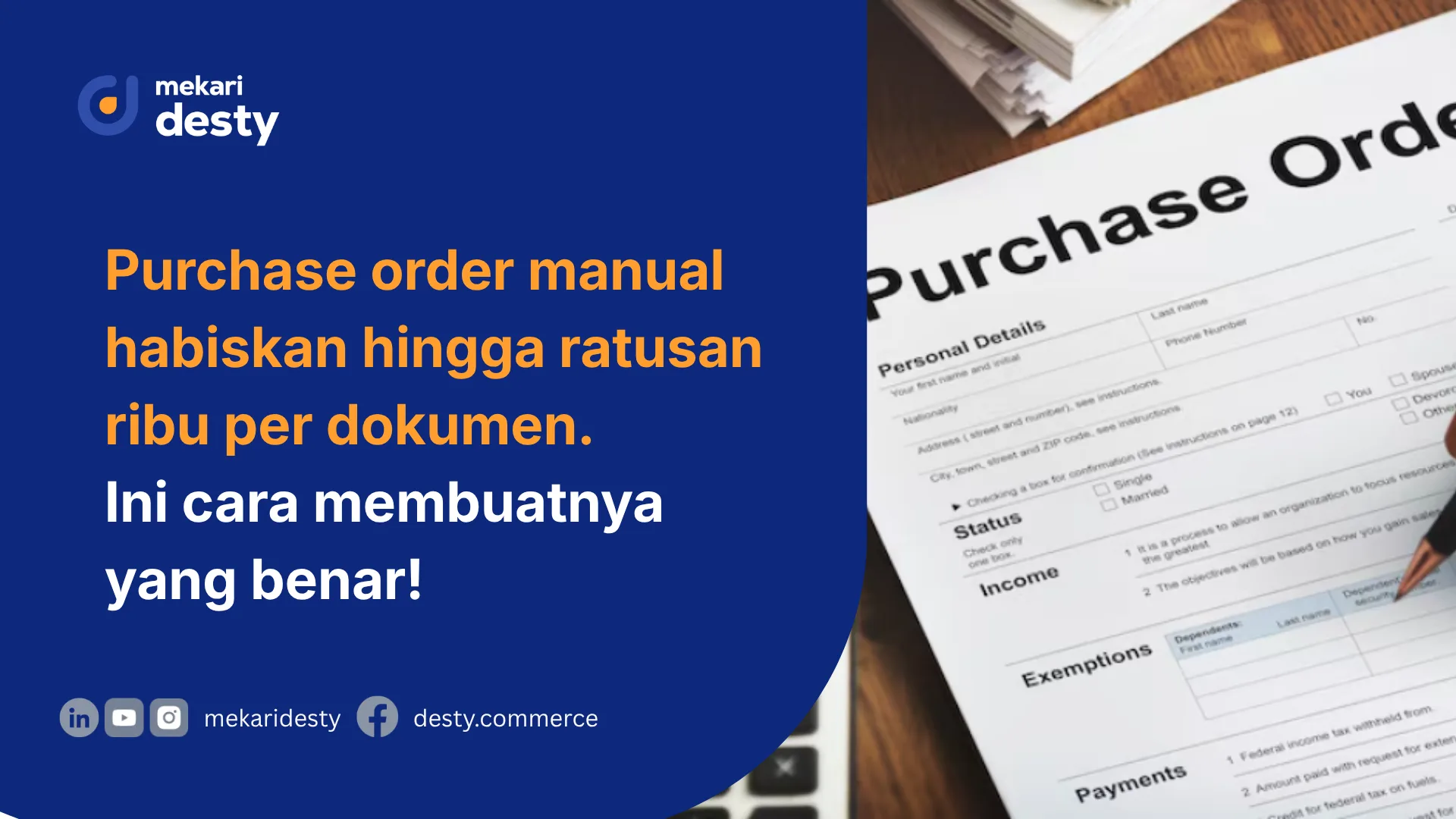 cara membuat purchase order