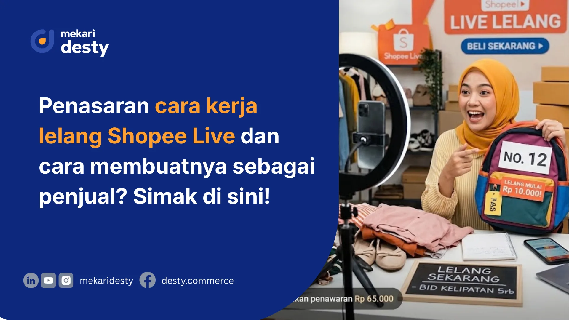 Lelang Shopee Live