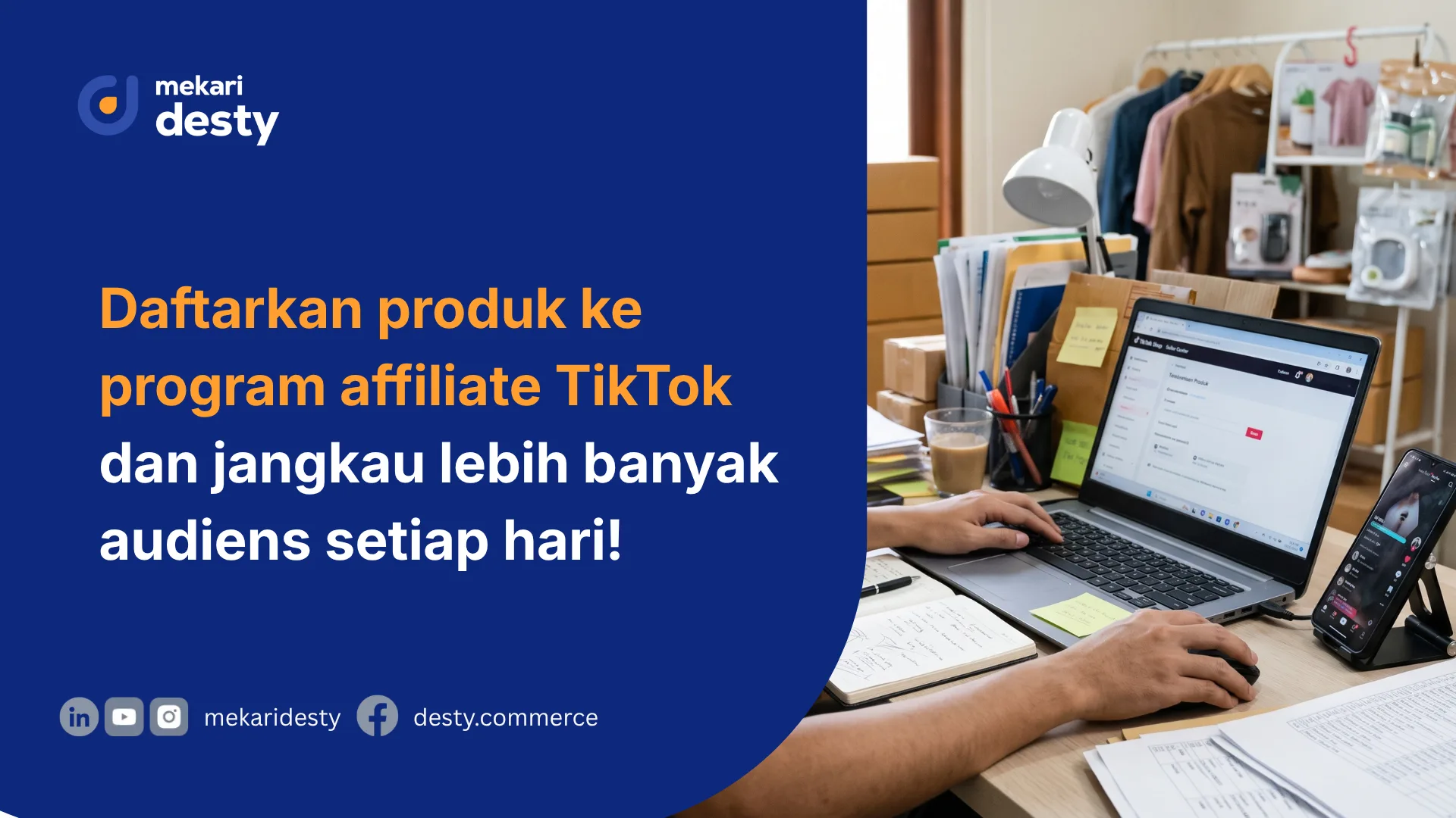 cara menambahkan produk affiliate di tiktok shop